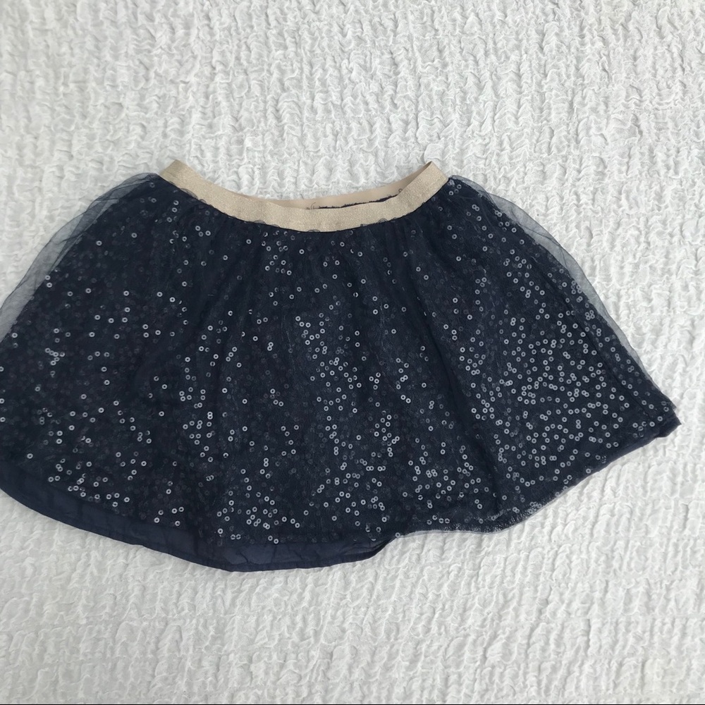 ☀️☀️☀️ 4/$20 Osh Kosh B’gosh navy sequin skirt